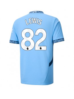 Muži Futbalové oblečenie Manchester City Rico Lewis #82 2024-25 Krátky Rukáv - Domáci